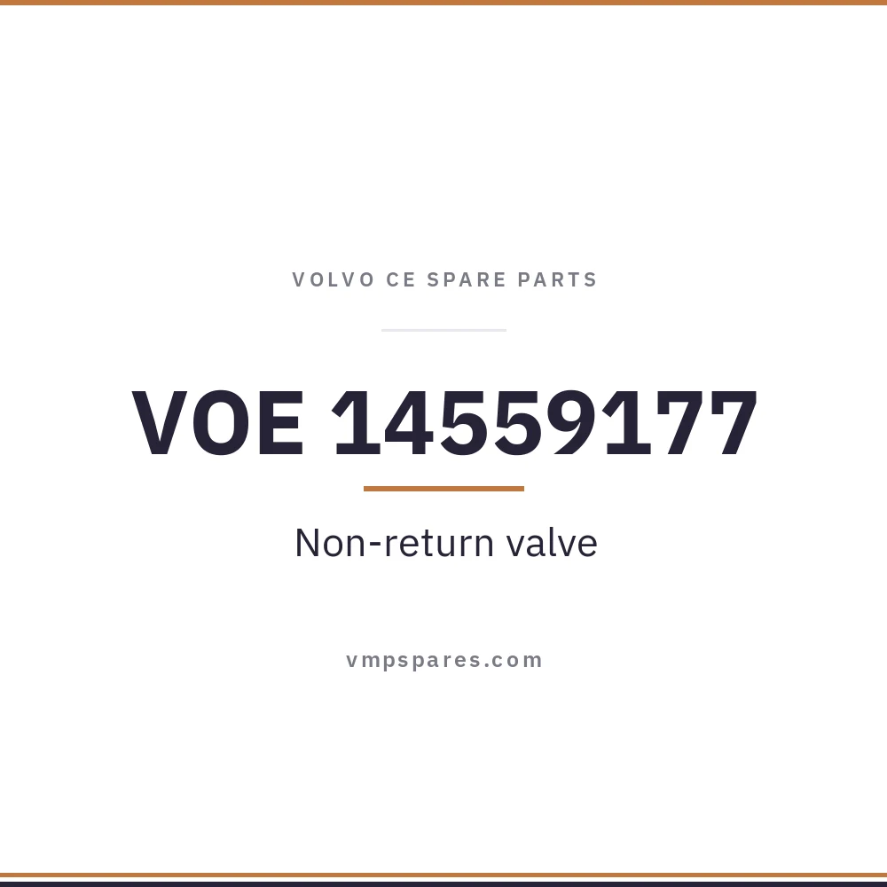VOE 14559177 – Non-return valve