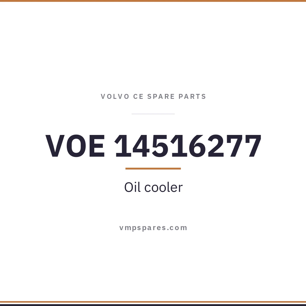 VOE 14516277 – Oil cooler