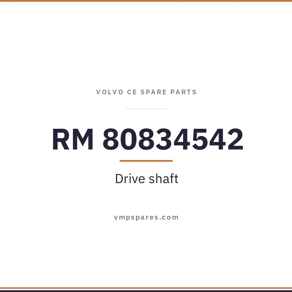 RM 80834542 – Drive shaft