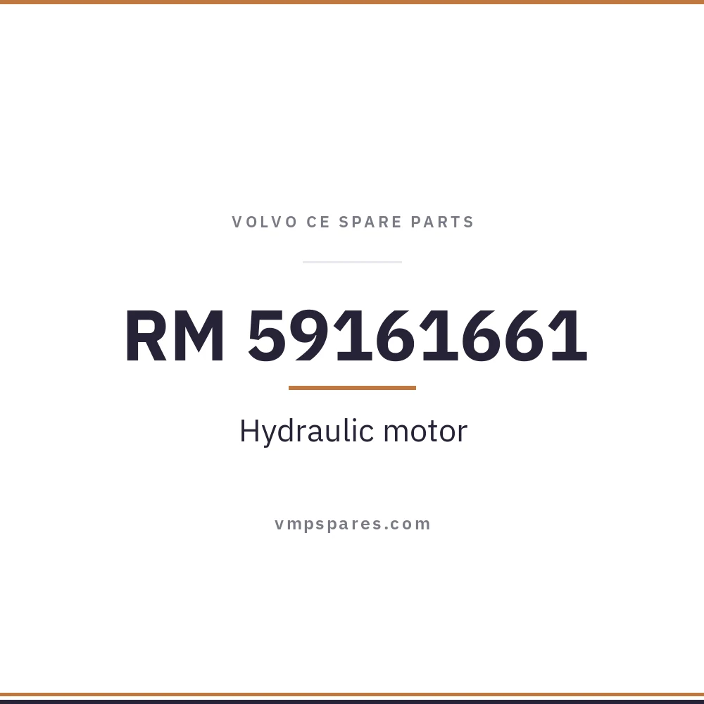 RM 59161661 – Hydraulic motor
