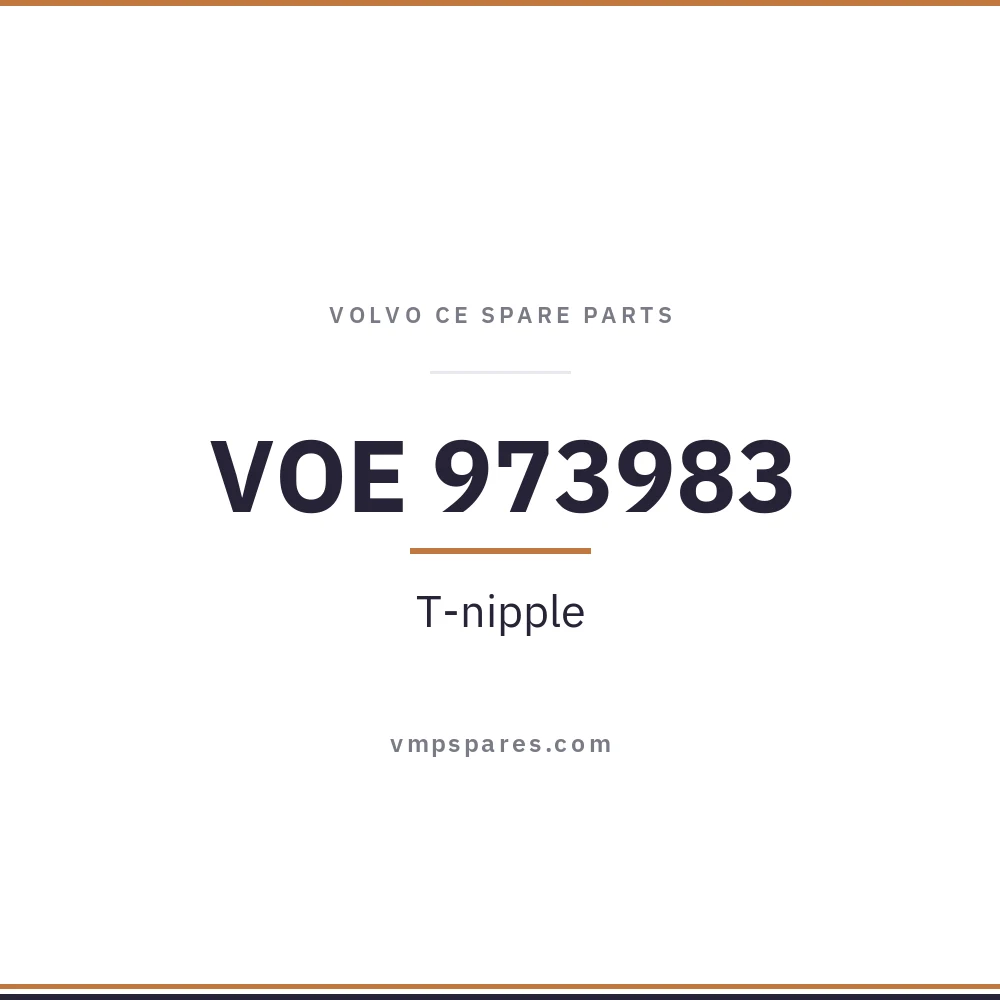 VOE 973983 – T-nipple