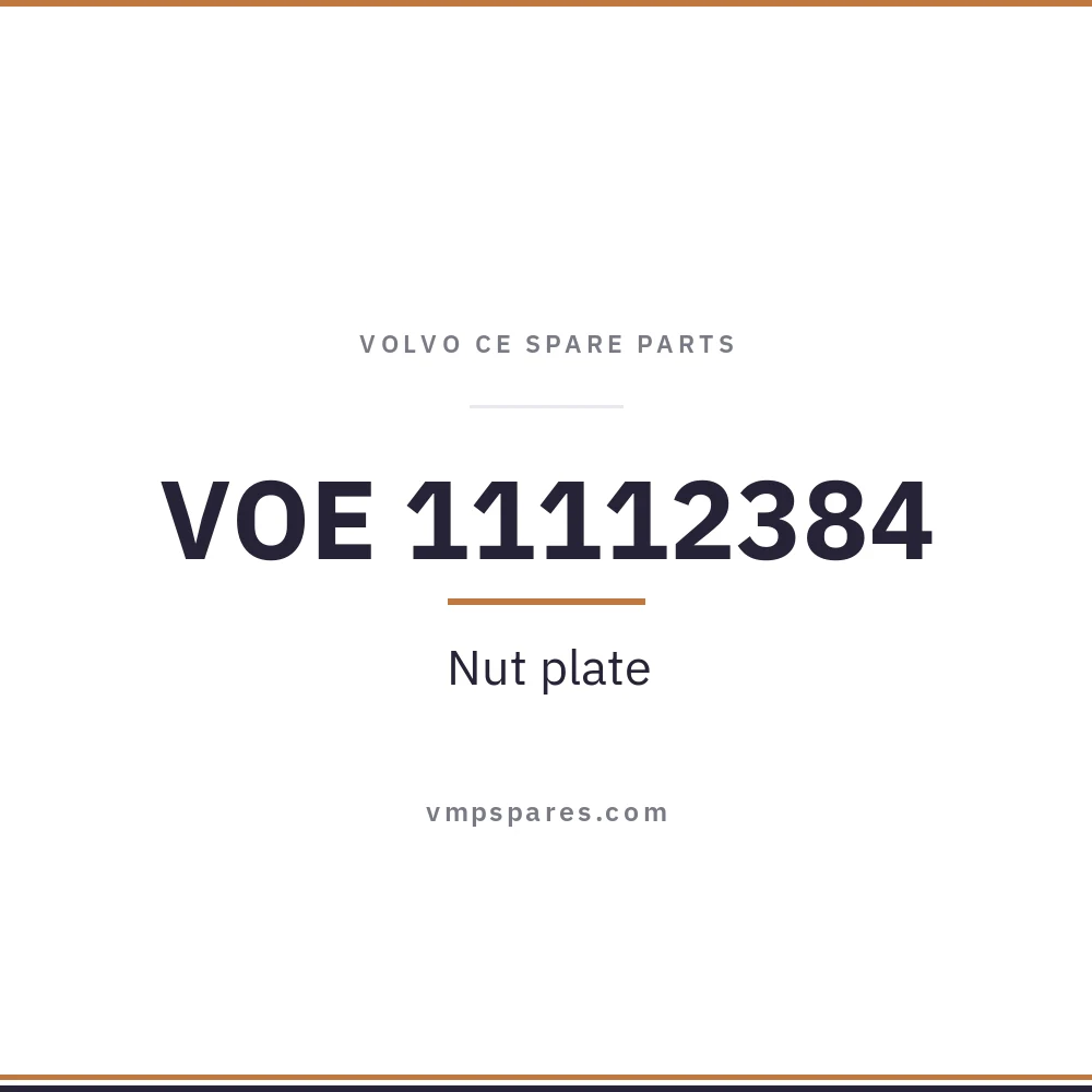 VOE 11112384 – Nut plate