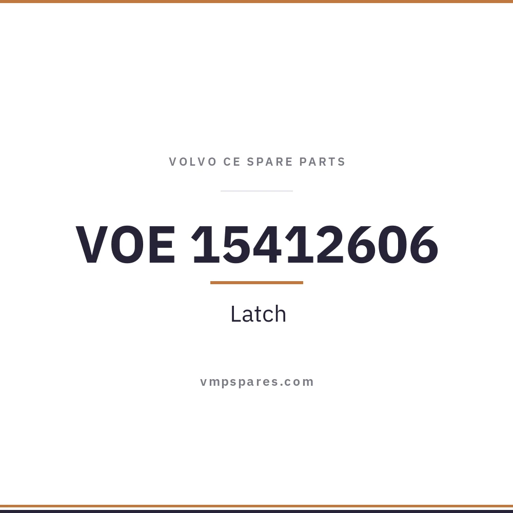 VOE 15412606 – Latch