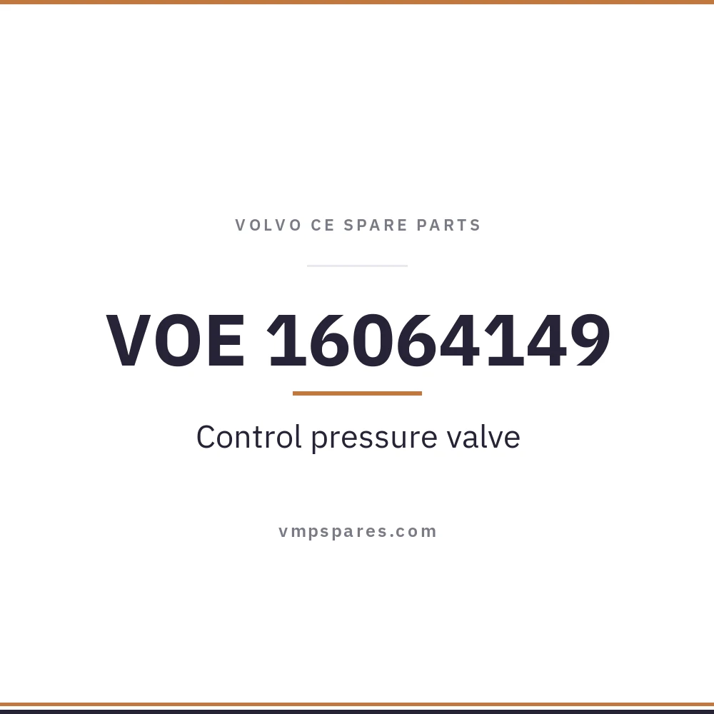 VOE 16064149 – Control pressure valve