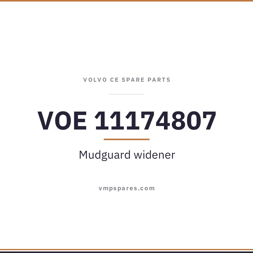 VOE 11174807 – Mudguard widener