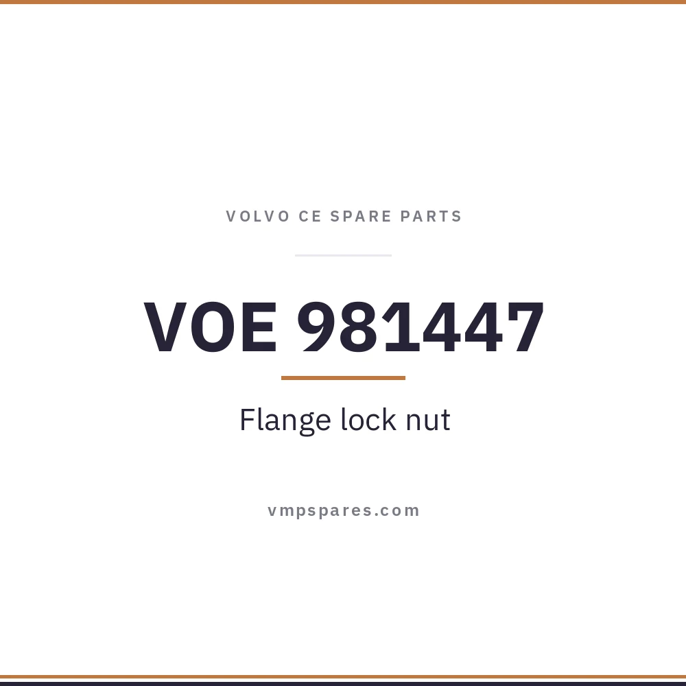 VOE 981447 – Flange lock nut