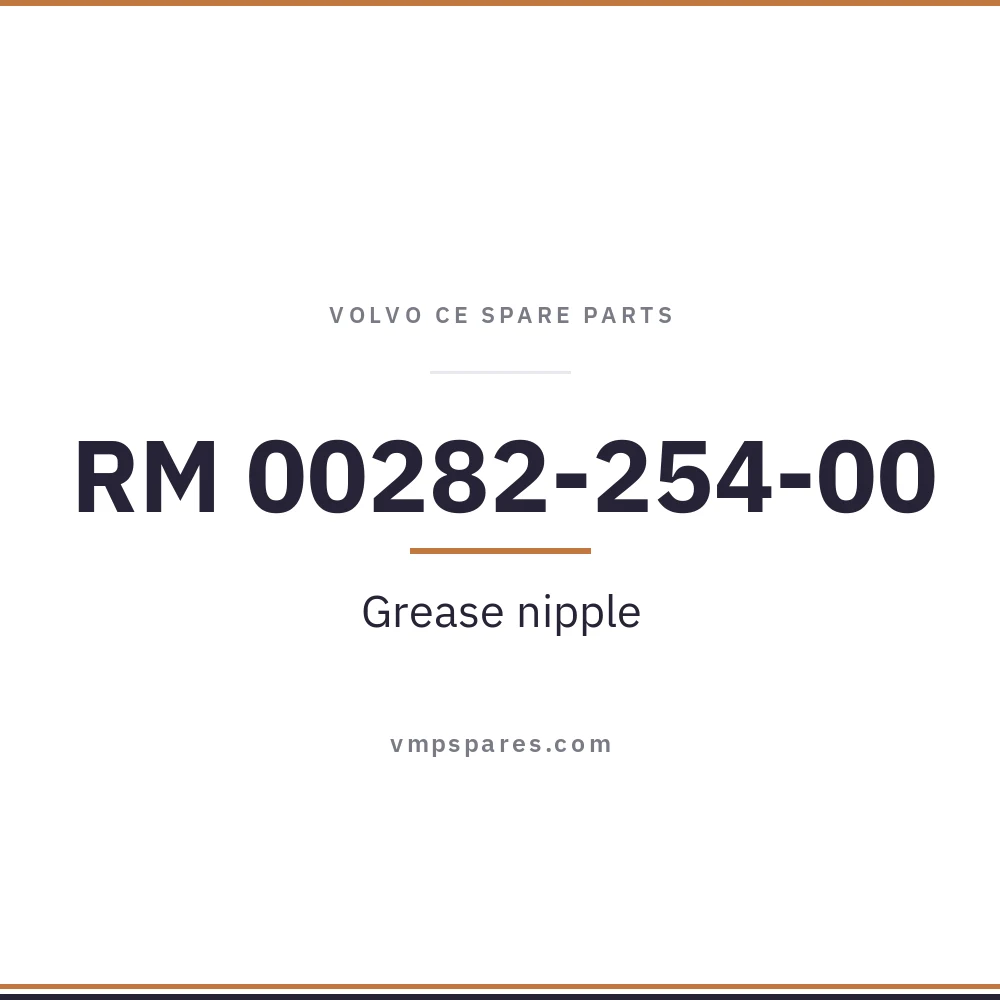 RM 00282-254-00 – Grease nipple