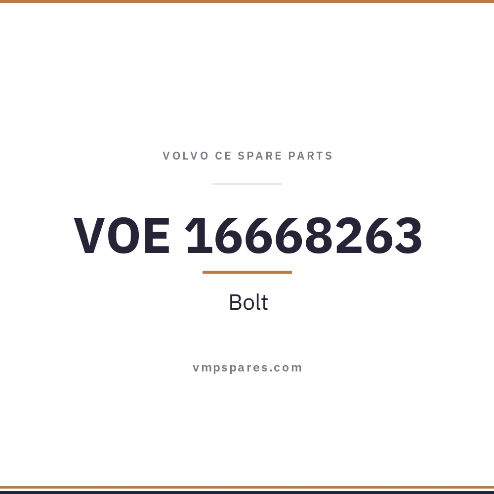 VOE 16668263 – Bolt