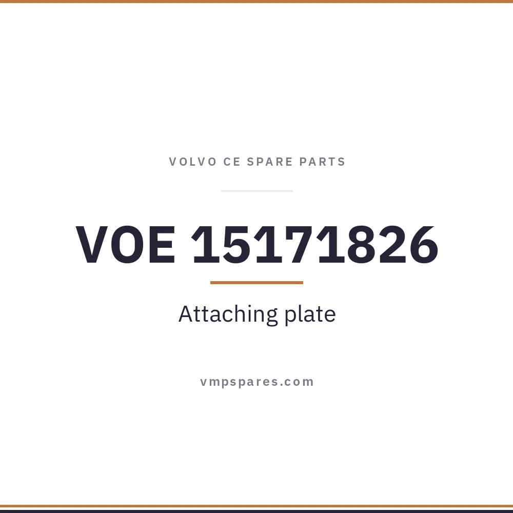 VOE 15171826 – Attaching plate