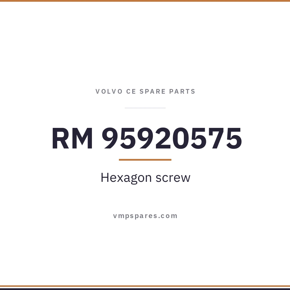 RM 95920575 – Hexagon screw