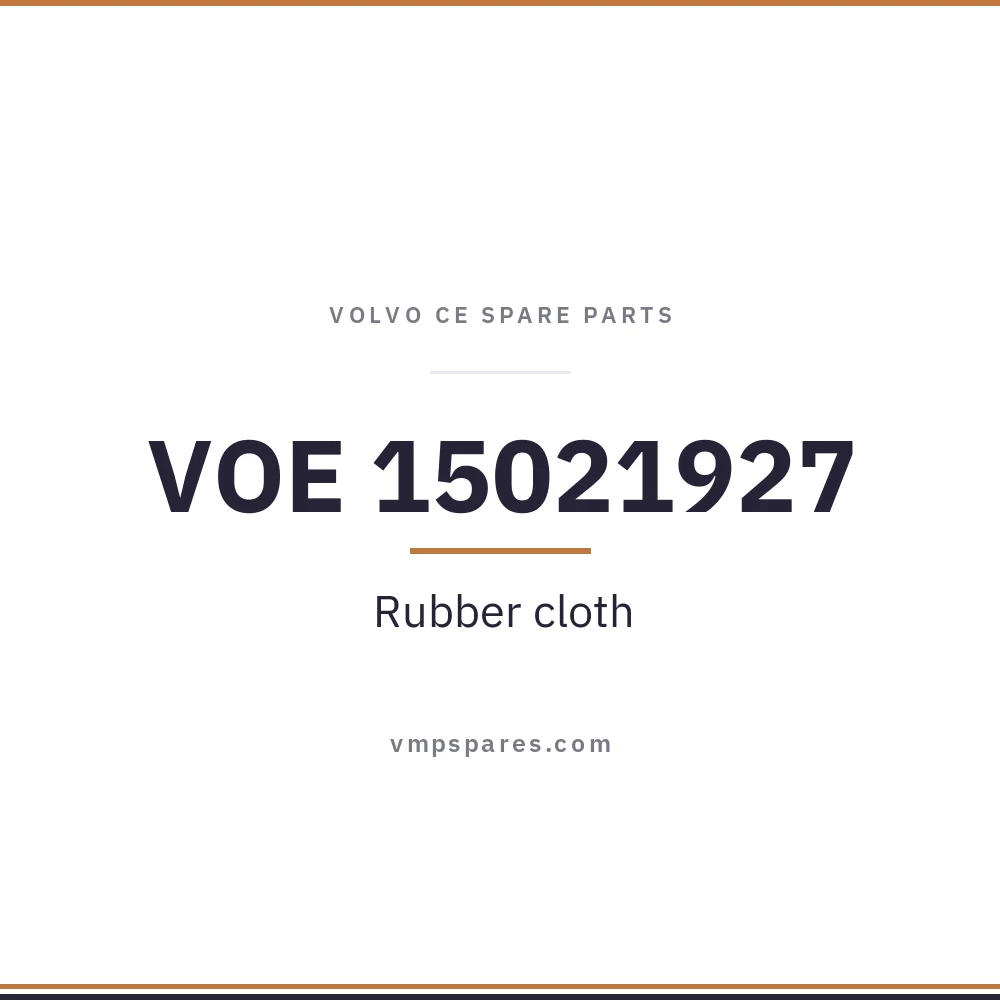 VOE 15021927 – Rubber cloth