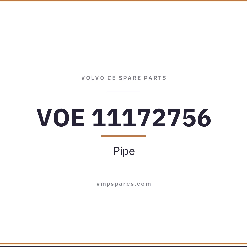 VOE 11172756 – Pipe