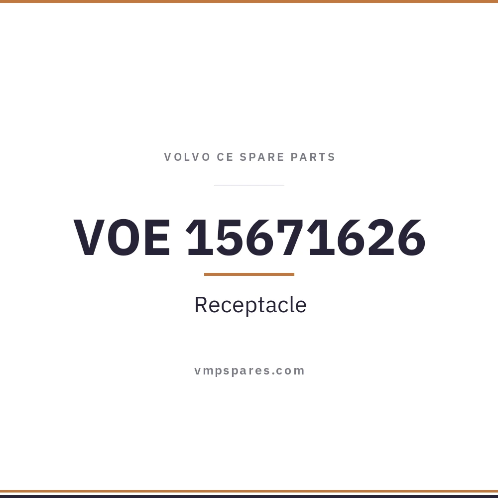 VOE 15671626 – Receptacle
