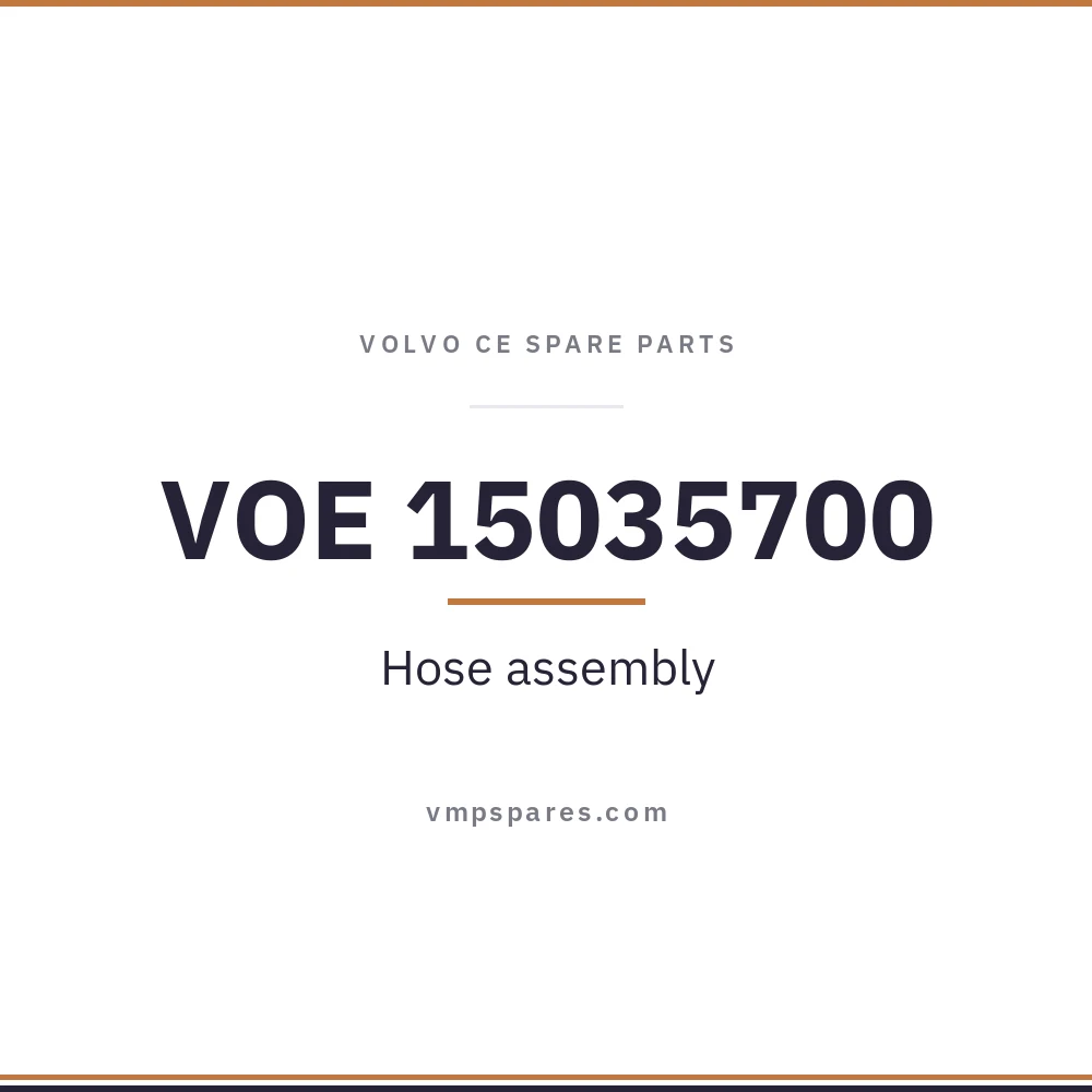 VOE 15035700 – Hose assembly