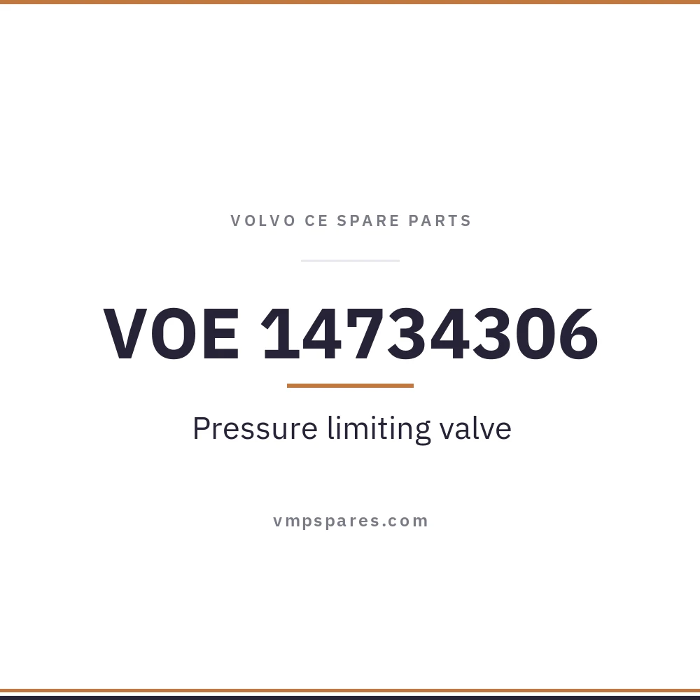 VOE 14734306 – Pressure limiting valve