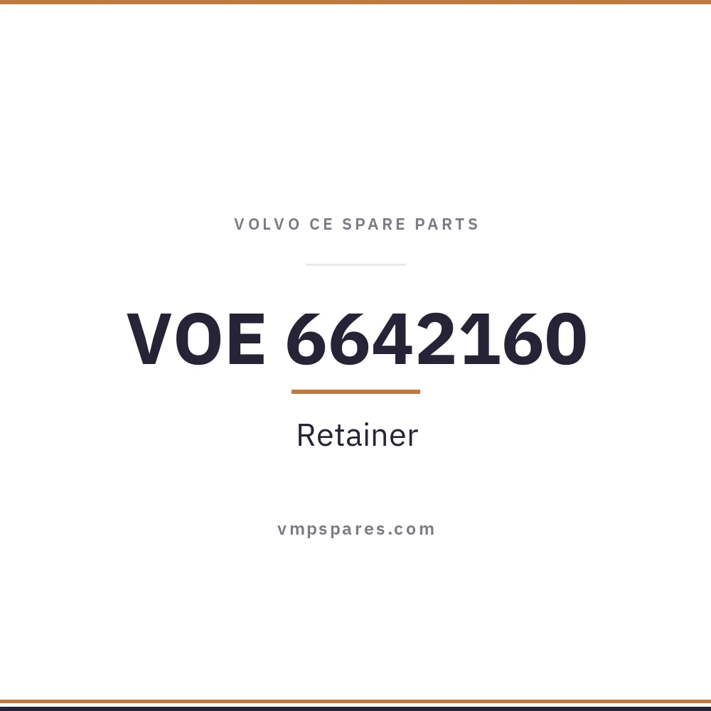 VOE 6642160 – Retainer