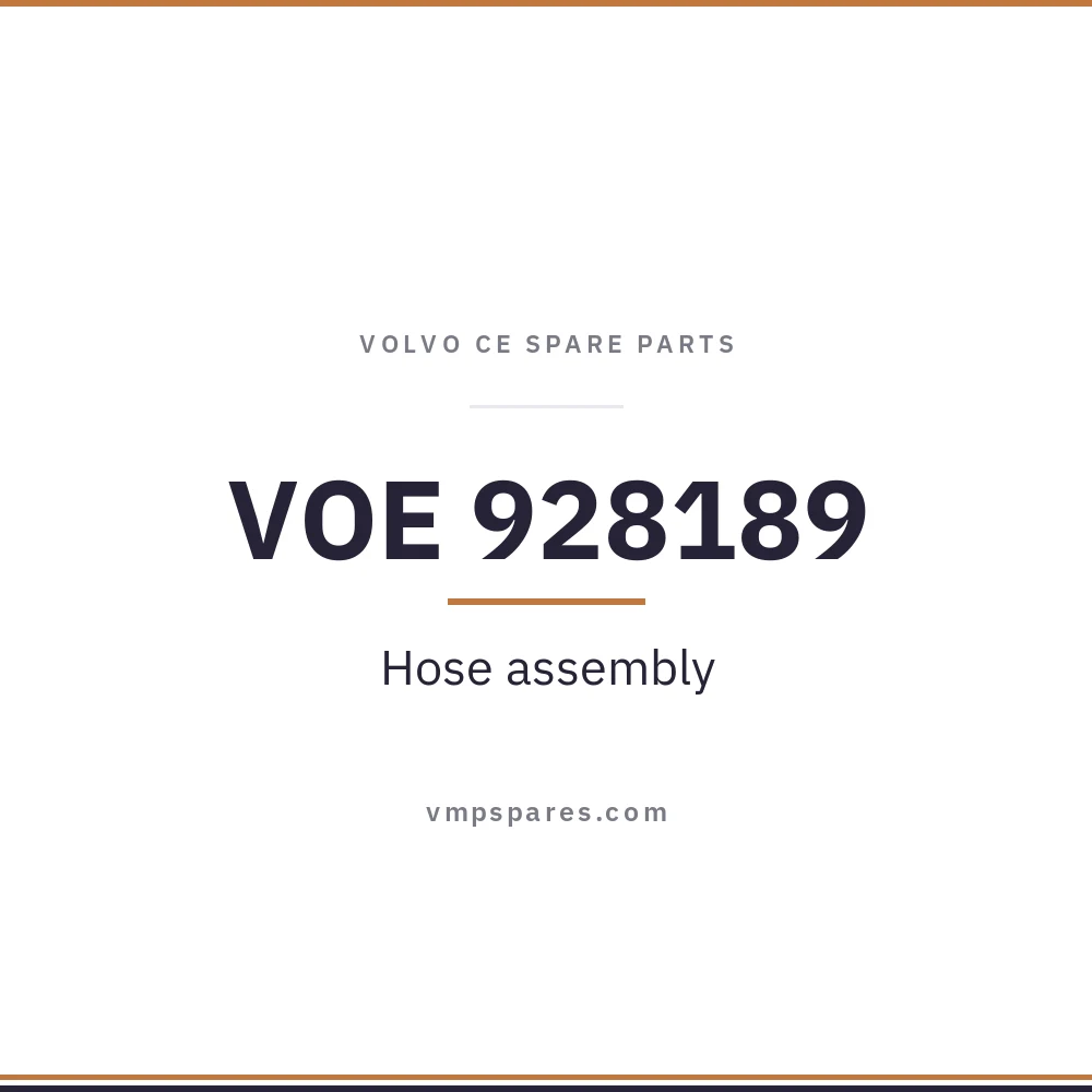 VOE 928189 – Hose assembly