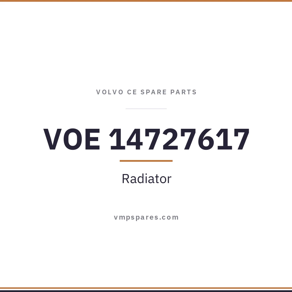 VOE 14727617 – Radiator