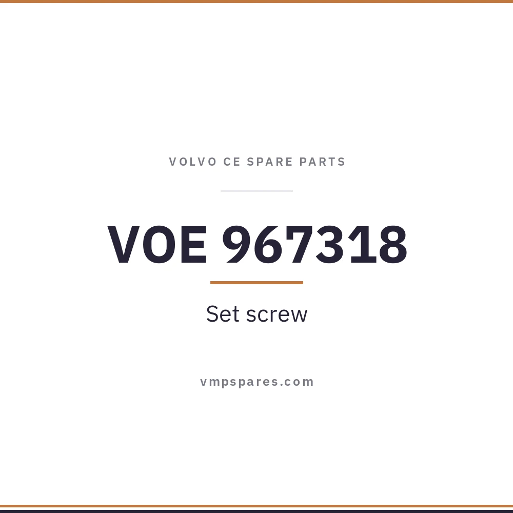 VOE 967318 – Set screw