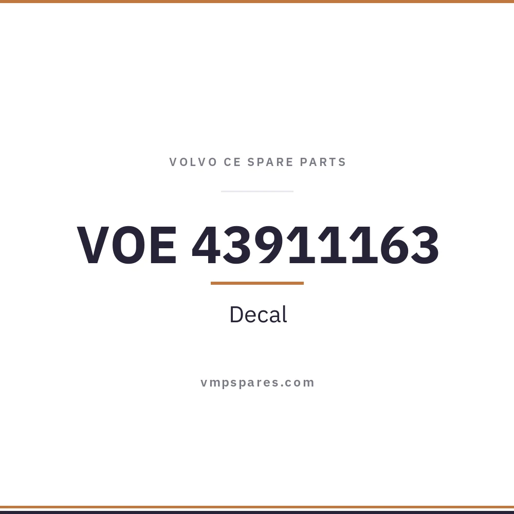 VOE 43911163 – Decal