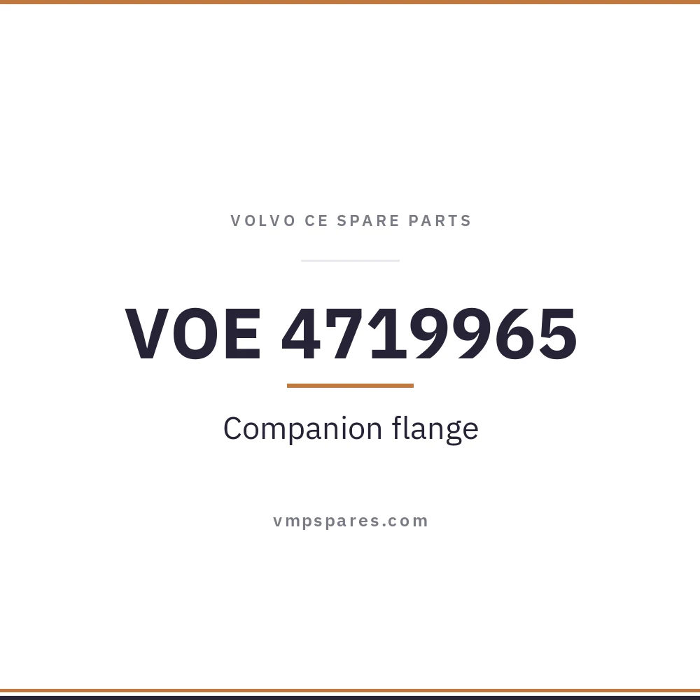 VOE 4719965 – Companion flange
