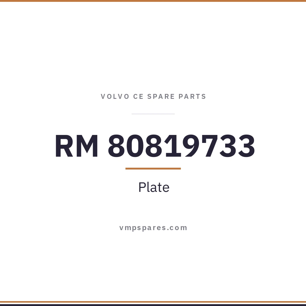 RM 80819733 – Plate