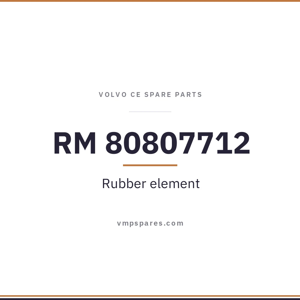 RM 80807712 – Rubber element
