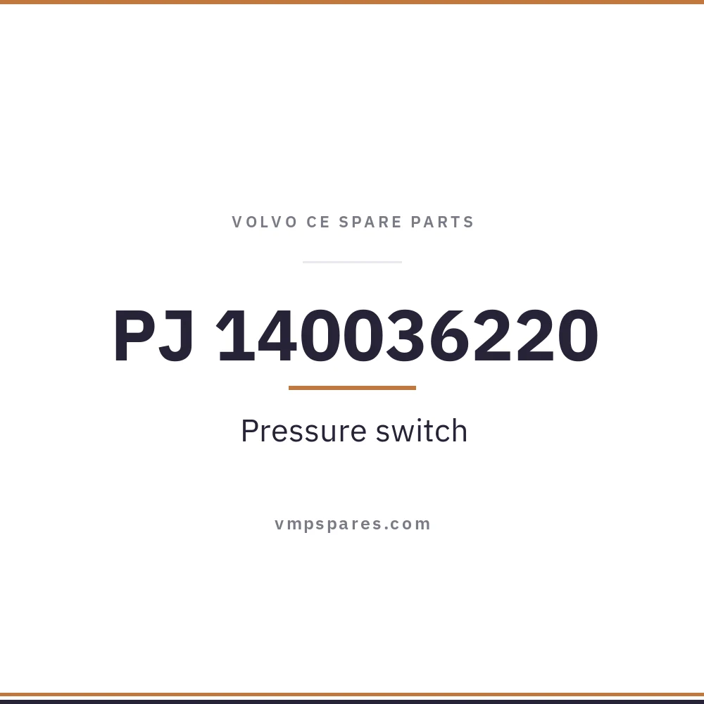 PJ 140036220 – Pressure switch