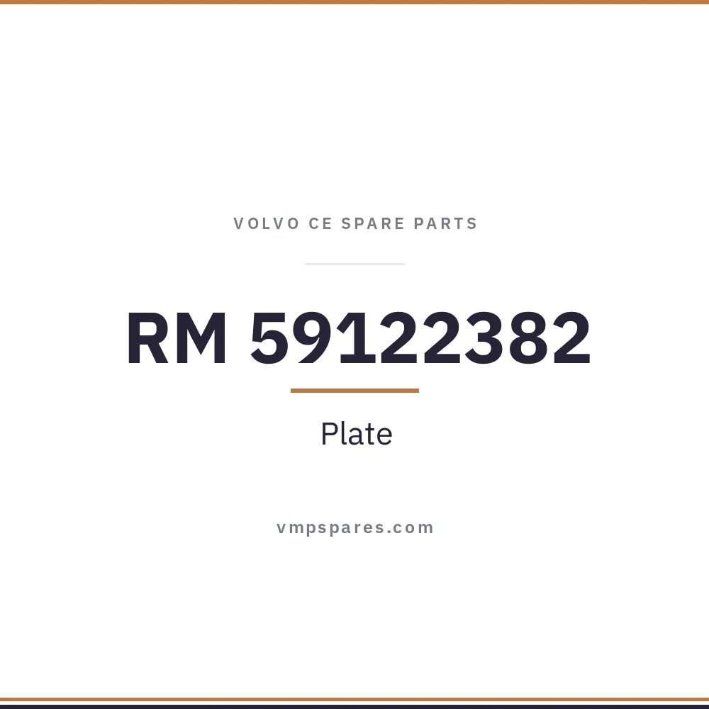 RM 59122382 – Plate