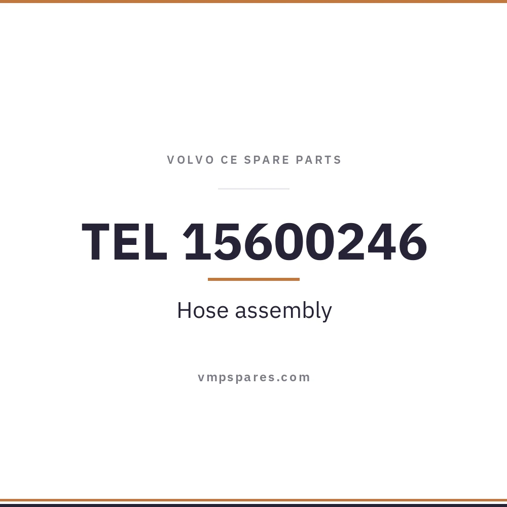 TEL 15600246 – Hose assembly