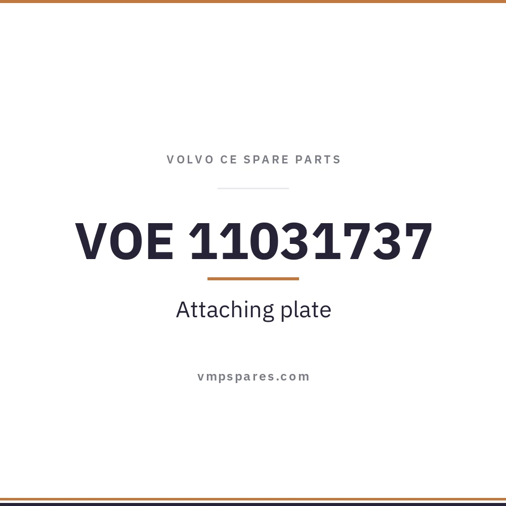 VOE 11031737 – Attaching plate