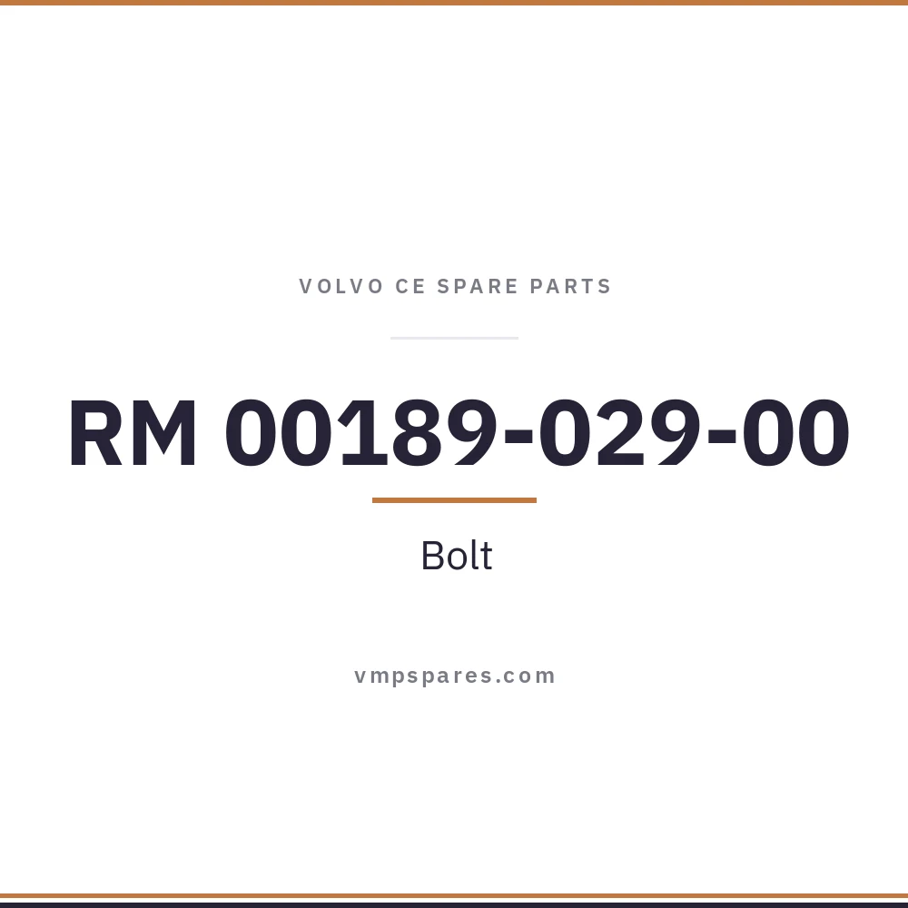 RM 00189-029-00 – Bolt