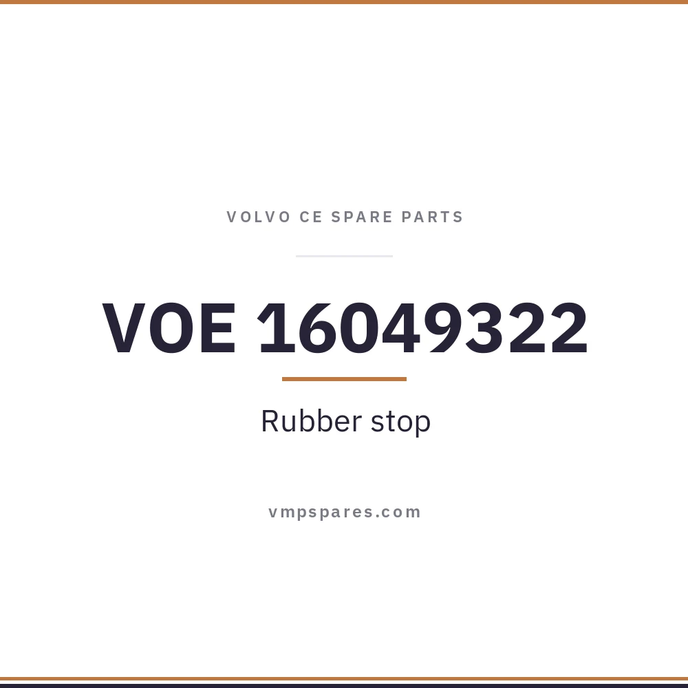 VOE 16049322 – Rubber stop