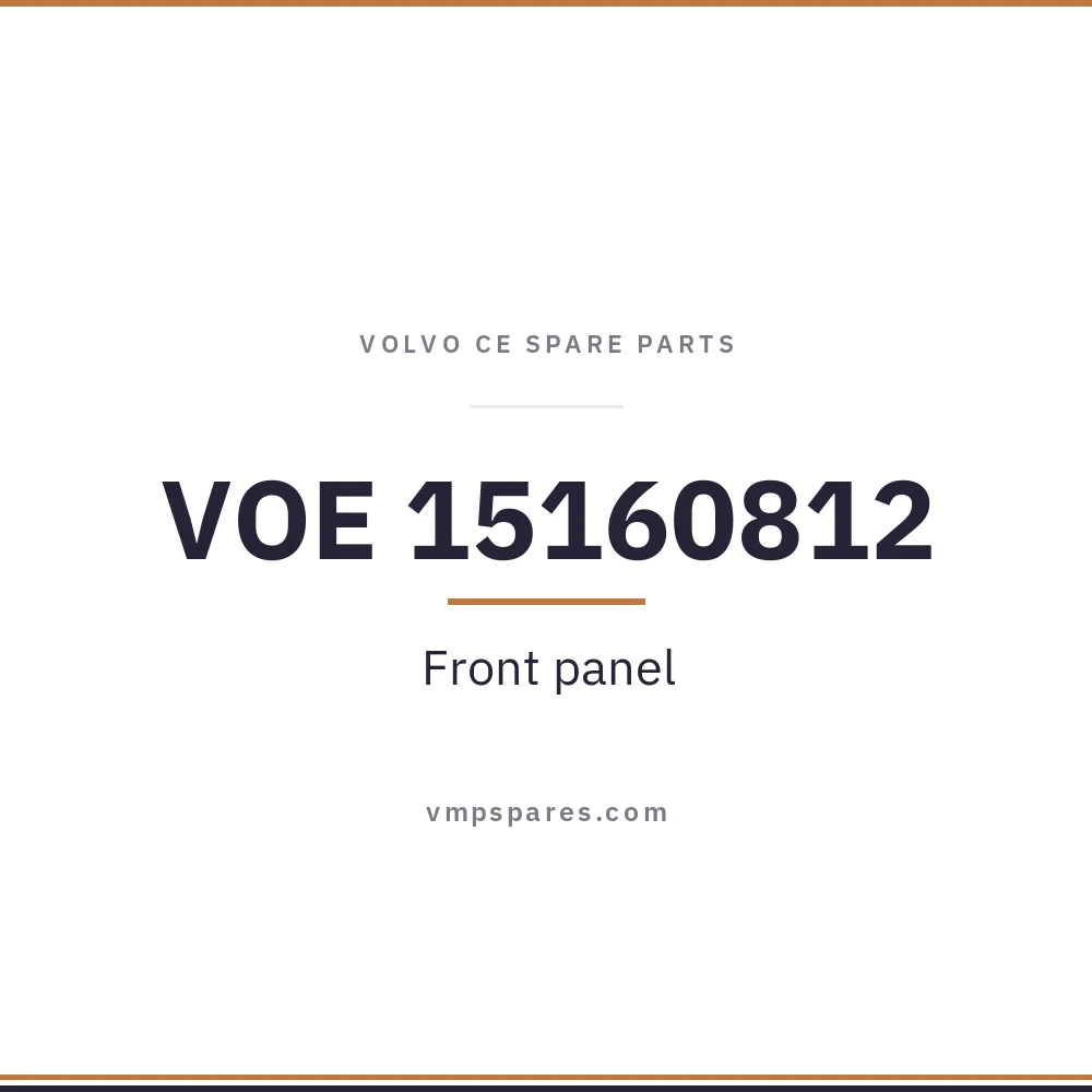 VOE 15160812 – Front panel