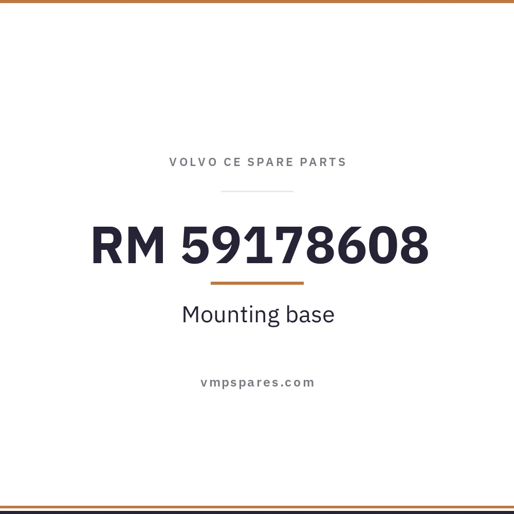 RM 59178608 – Mounting base