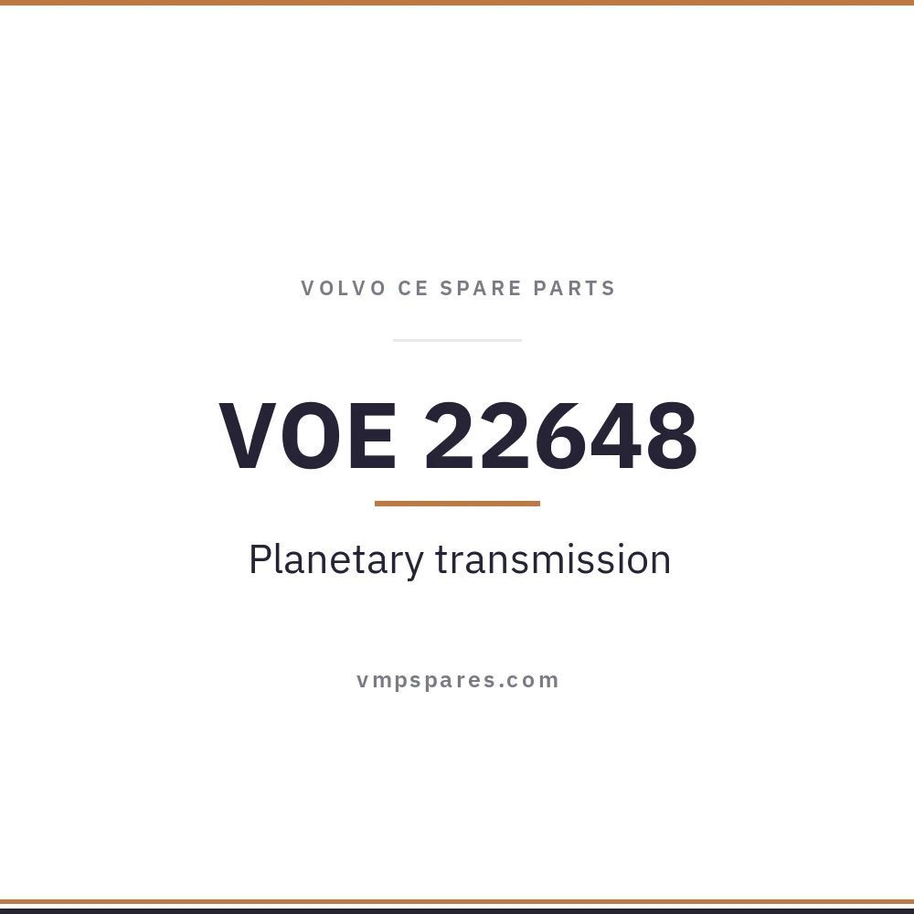 VOE 22648 – Planetary transmission