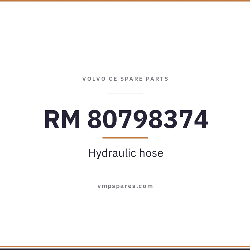 RM 80798374 – Hydraulic hose