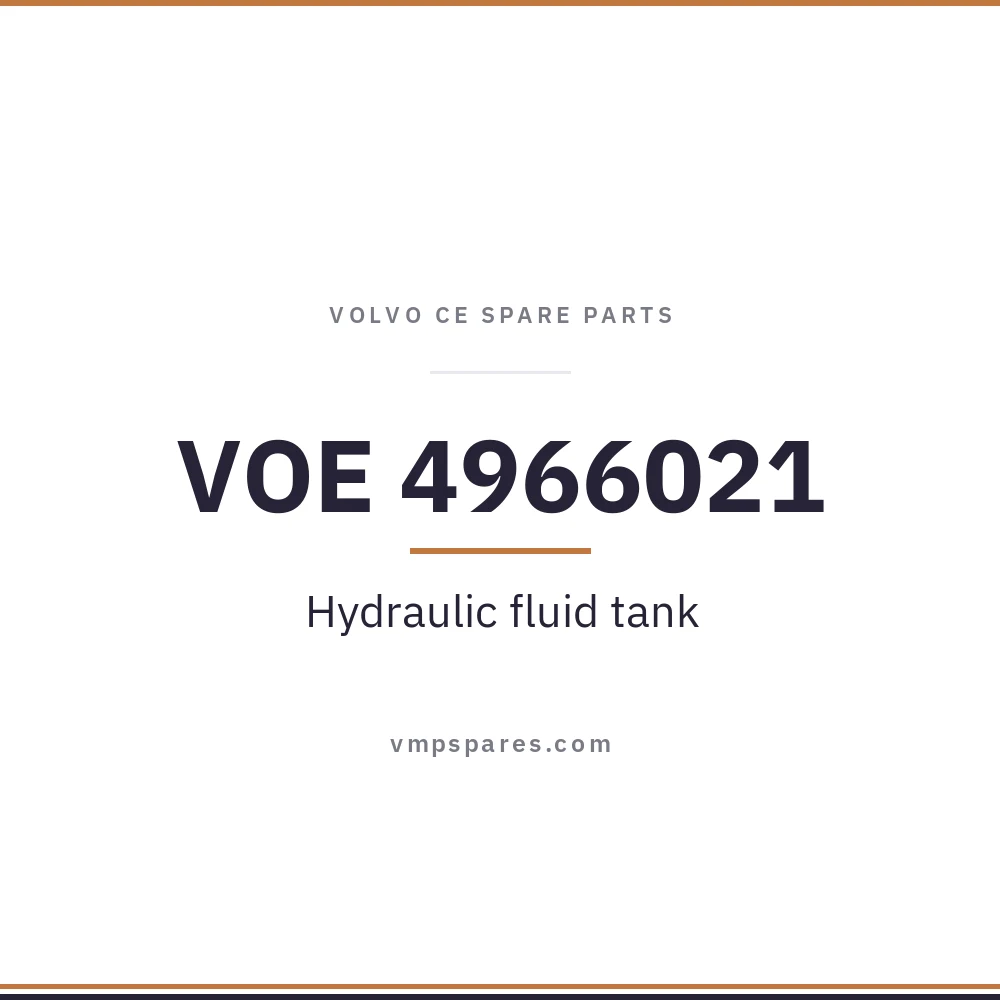 VOE 4966021 – Hydraulic fluid tank