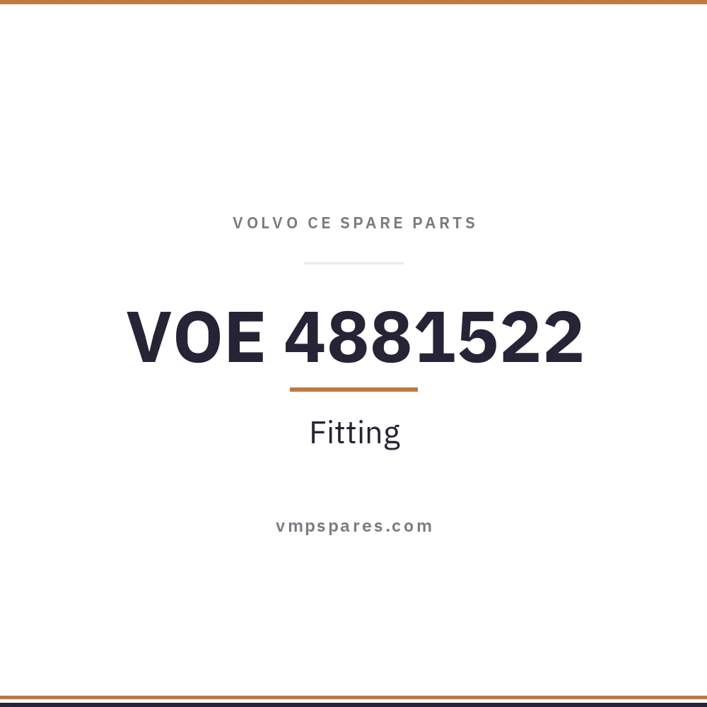 VOE 4881522 – Fitting