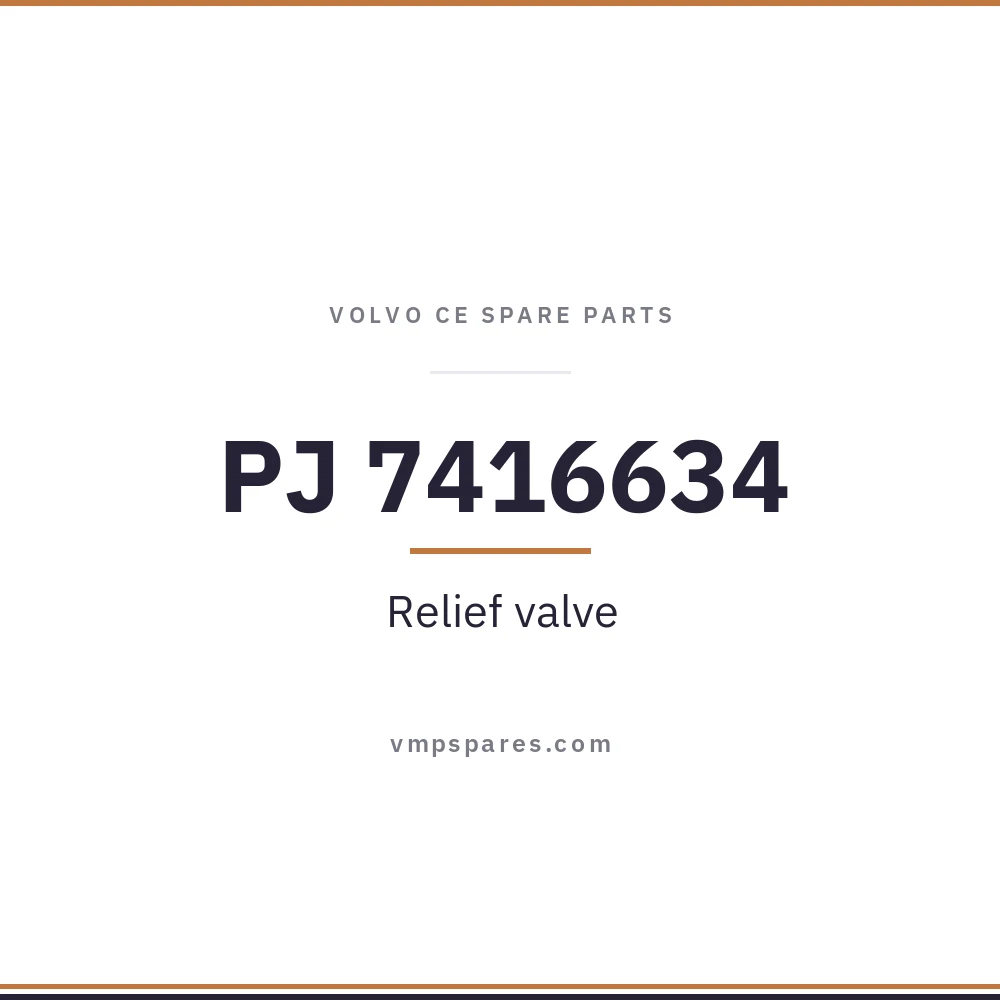 PJ 7416634 – Relief valve