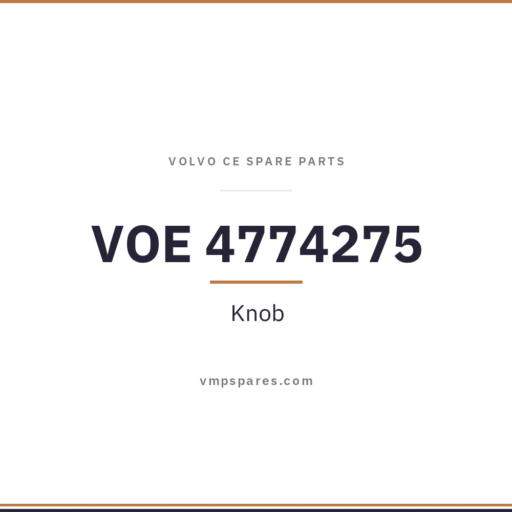 VOE 4774275 – Knob