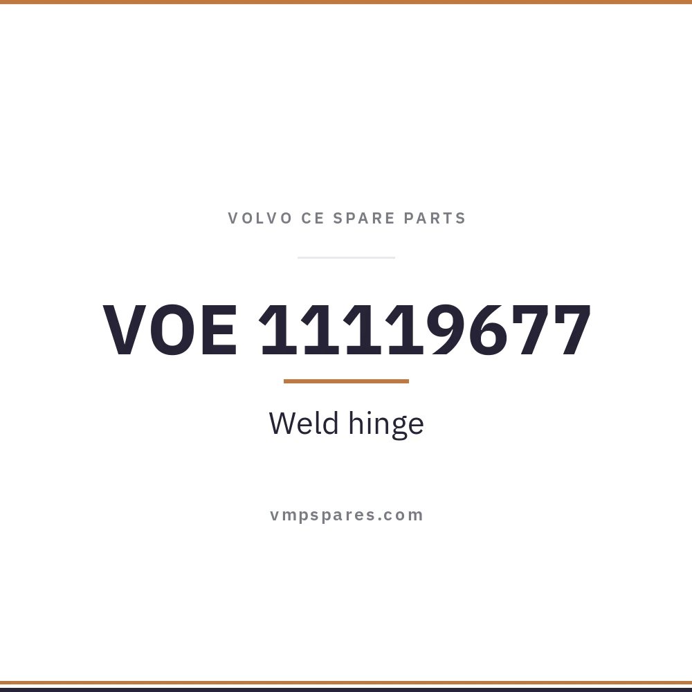 VOE 11119677 – Weld hinge