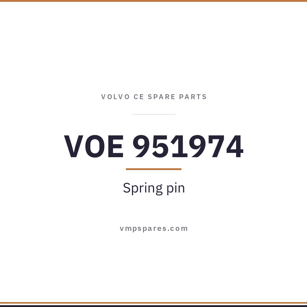 VOE 951974 – Spring pin