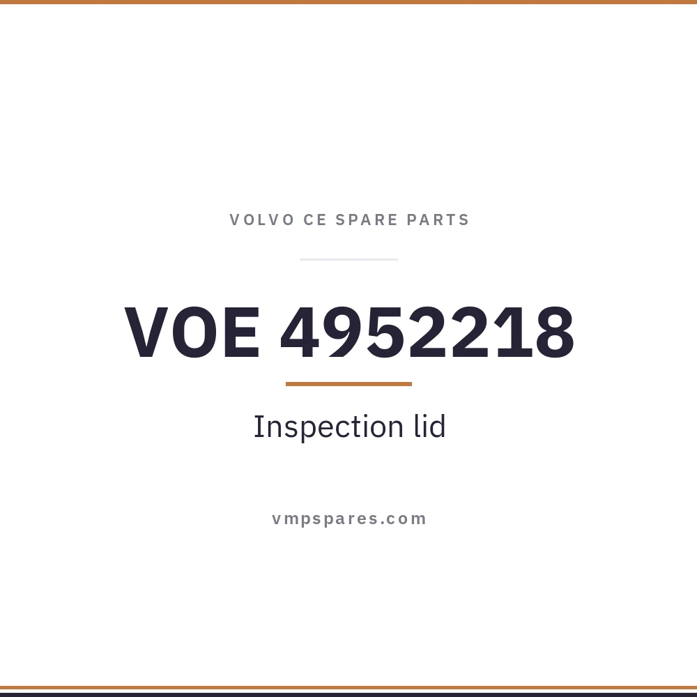 VOE 4952218 – Inspection lid