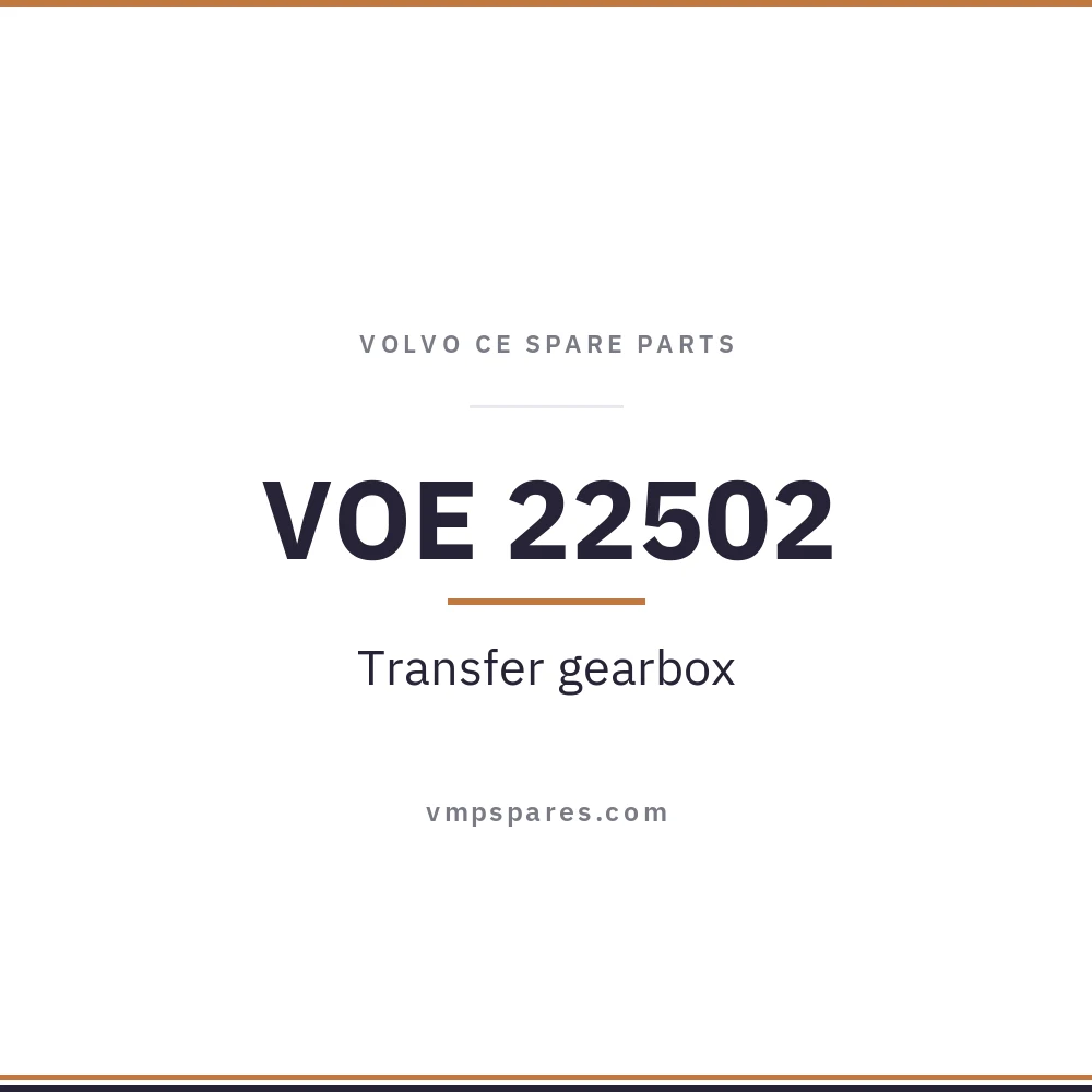 VOE 22502 – Transfer gearbox