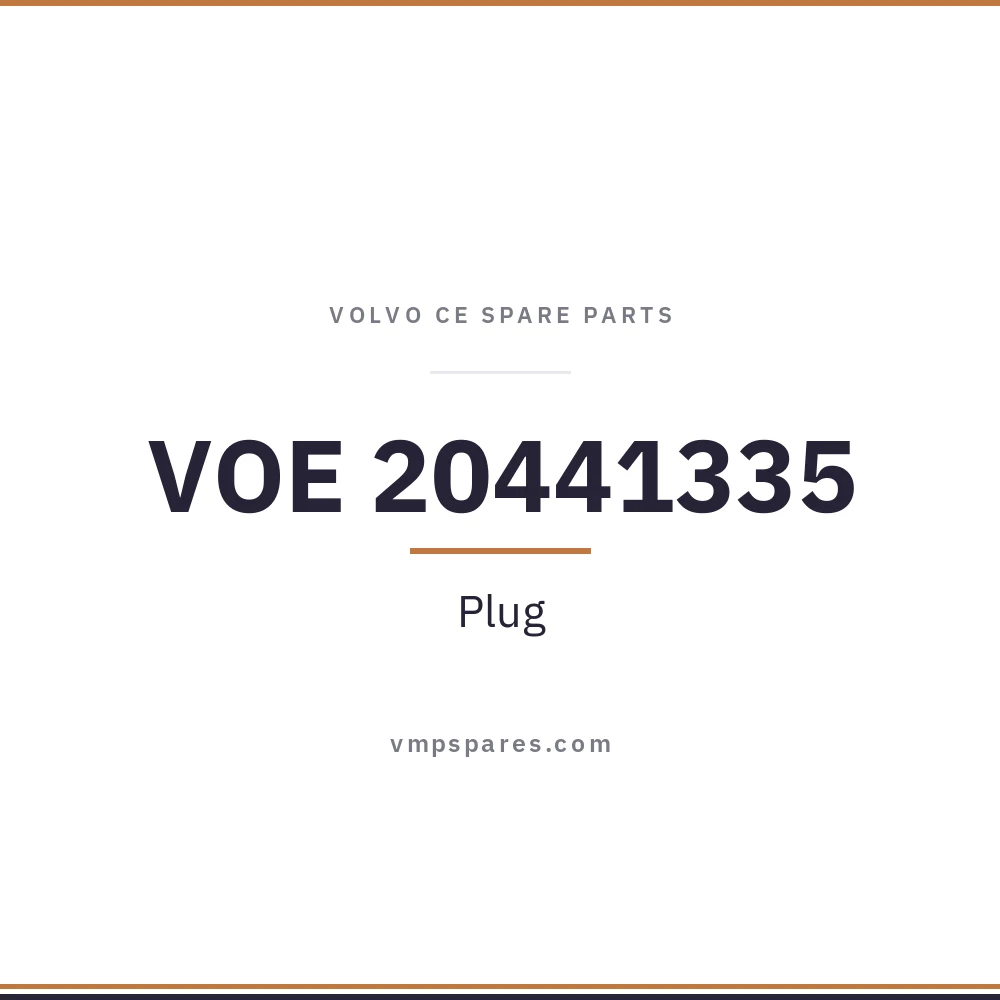 VOE 20441335 – Plug