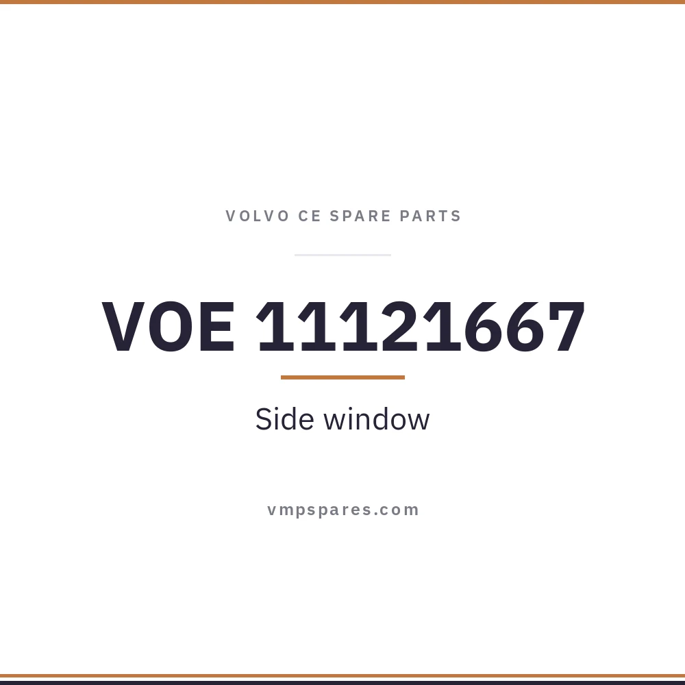 VOE 11121667 – Side window