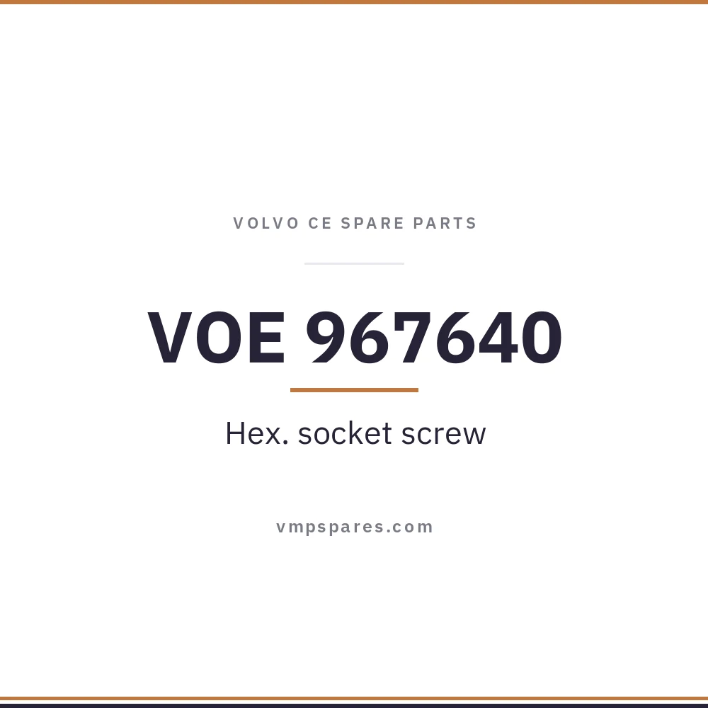 VOE 967640 – Hex. socket screw
