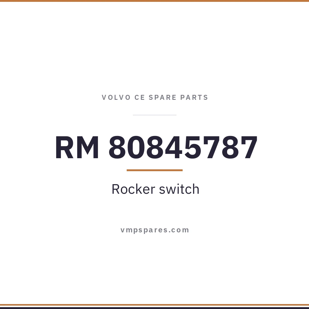 RM 80845787 – Rocker switch