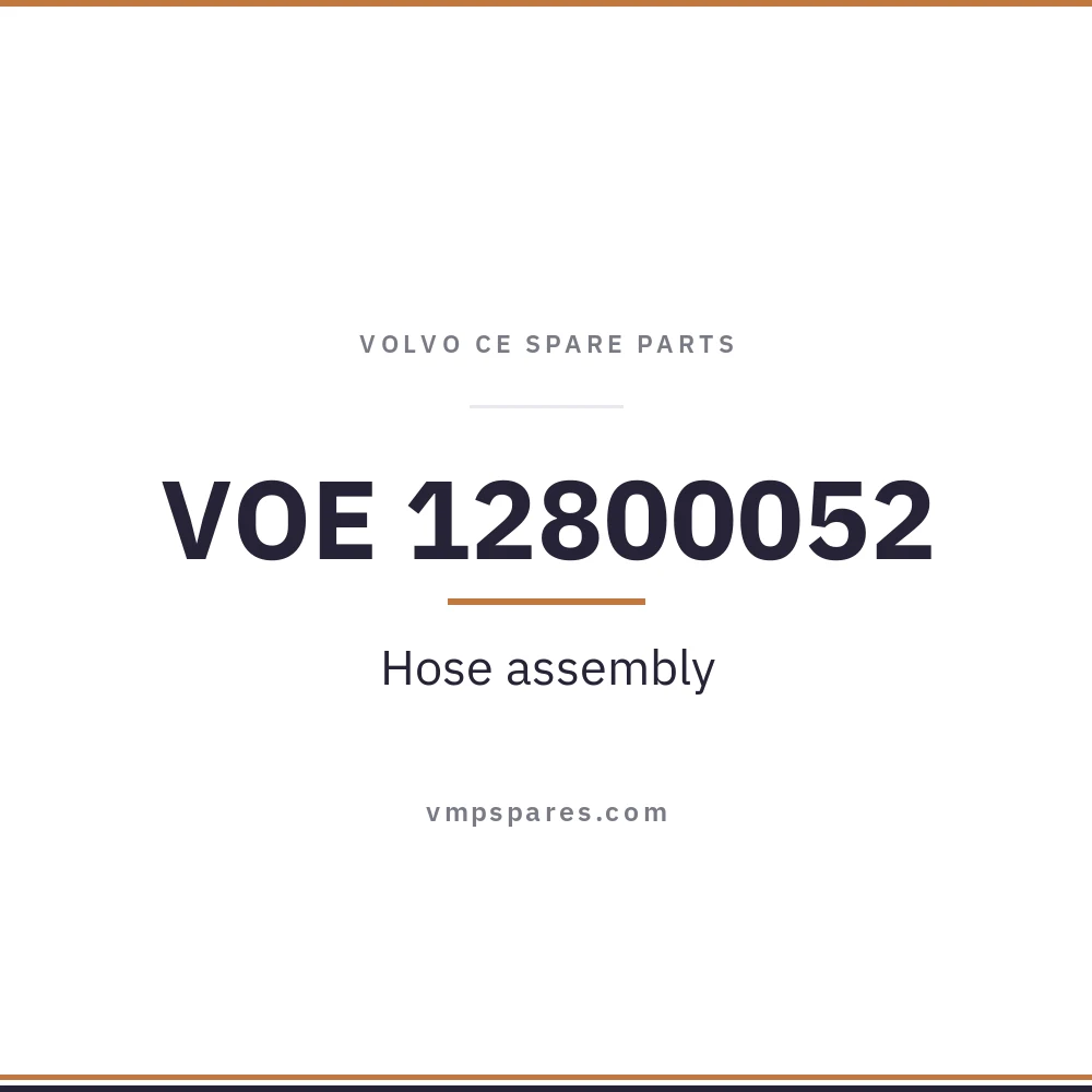 VOE 12800052 – Hose assembly